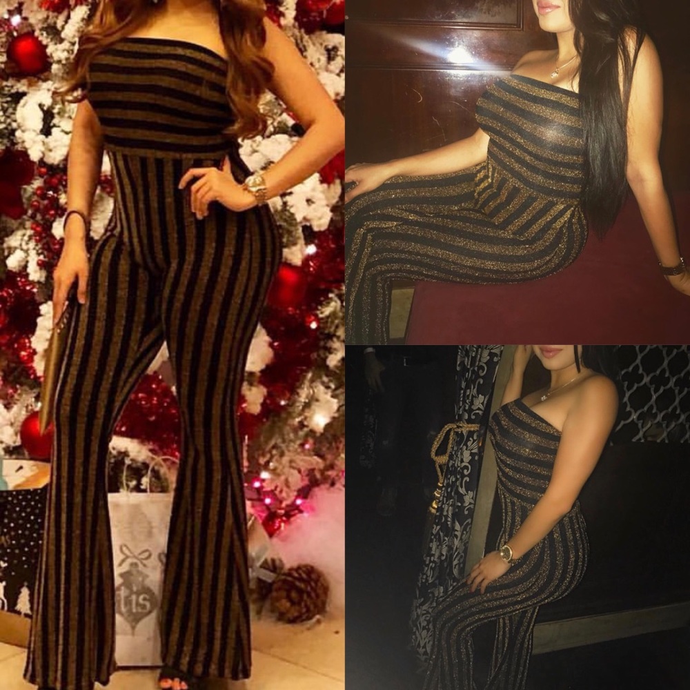 Stripy Sparkly jumpsuit